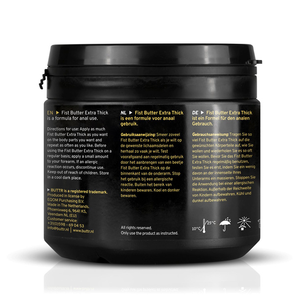 Masło do fistingu extra gęste Fisting Butter Extra Thick 500ml BUTTR