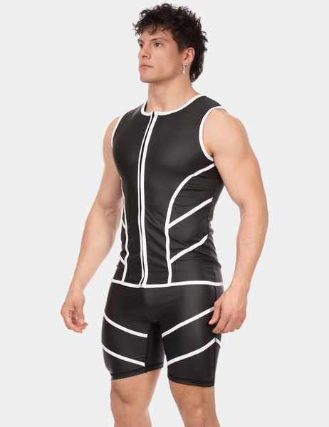 Безрукавка Vest Robin Black-White XL Barcode Berlin