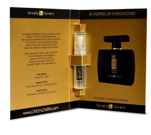Perfumy z feromonami damskimi Lovely Lovers BeMINE Parfum for Woman 2 ml