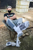 Socks for Lovers of Intensely Scented Sox Sk8erboy SMELLY Socks White 39-42