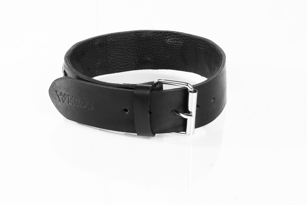 Black Lace-Up Collar Size L Primal Bond Whips