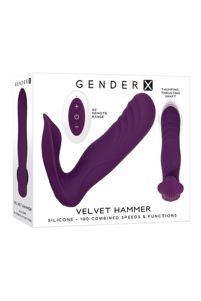 Вібратор Velvet Hammer Gender X