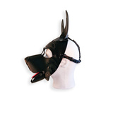 Vegan Pup Hood Black-Black Brutus