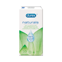Prezerwatywy z lubrykantem Durex Naturals 10szt