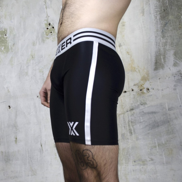 Bitch Short Black/ White Double Zipper S Boxer Barcelona