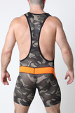 Cellblock13 Ajax Camo Singlet Orange M