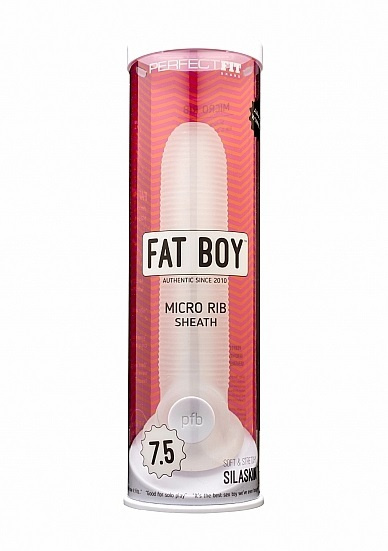 PF Fat Boy Micro Ribbed Sheath Clear