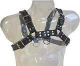 Harness Chest Leather B/Black