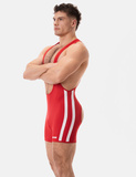 Trykot Backless Singlet Dastin Red-White XL Barcode Berlin