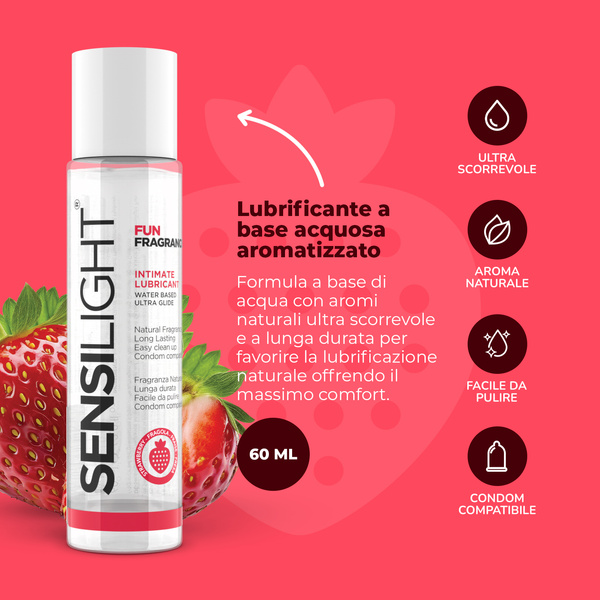 Водний Лубрикант Sensilight Strawberry 60 мл IntimateLine