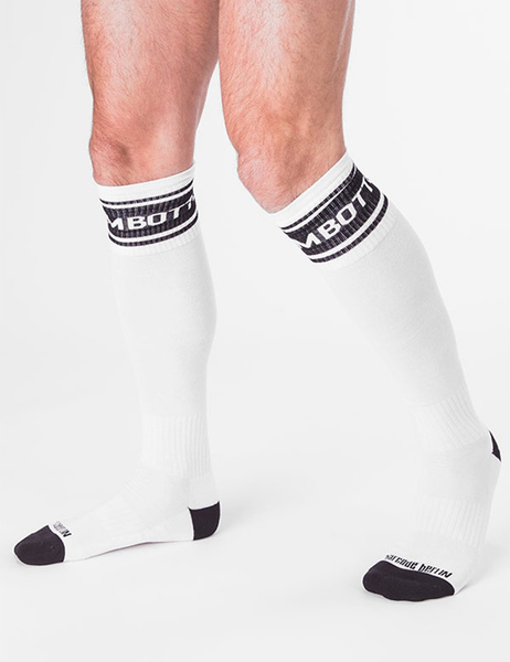 Podkolanówki Socks Bottom White-Black S/M Barcode Berlin