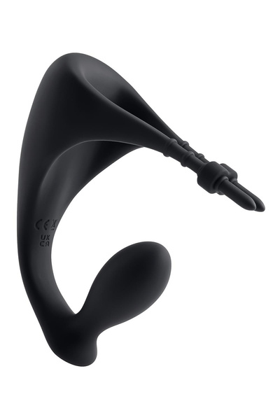 Wibrujący korek analny z pierścieniem Gender X Back It Up 