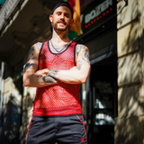 Tank Top Slut Vest - Red M Boxer Barcelona