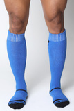 Bawełniane getry dla psiaka CellBlock13 Kennel Club Bones Knee High Sock Blue 42-47