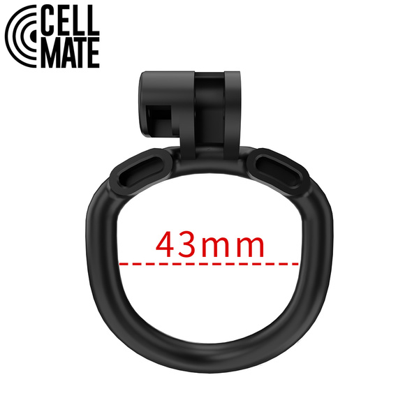 Pas cnoty Centurion Chastity Cage Black Size 4 CELLMATE