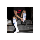 Getry piłkarskie Boxer Football Sox White-Blue
