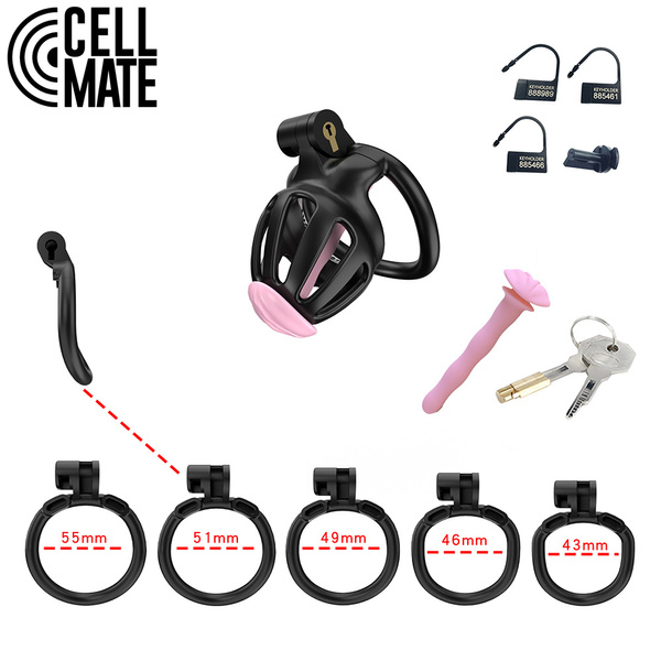 Pas cnoty Centurion Chastity Cage Black Size 0 CELLMATE