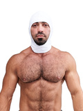 Білий багатофункціональний капюшон з лайкри Mister B Multi-Purpose Lycra Hood White