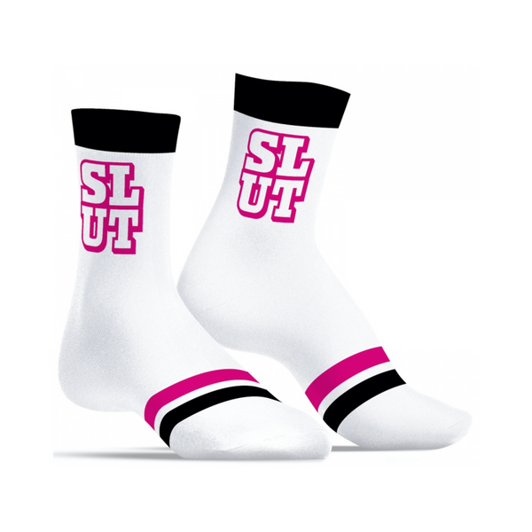 Skarpetki SneakXX Slut White Socks