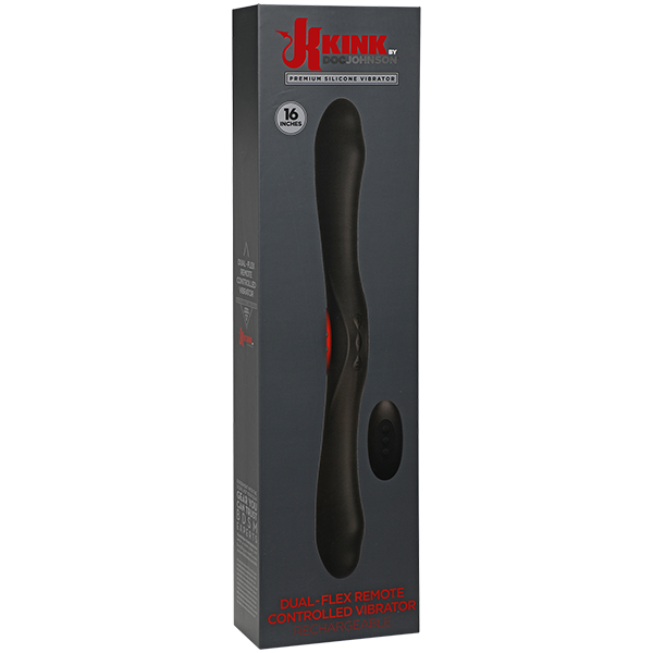 Podwójny wibrator na pilota Kink Dual-Flex Silicone Vibrator with Wireless Remote