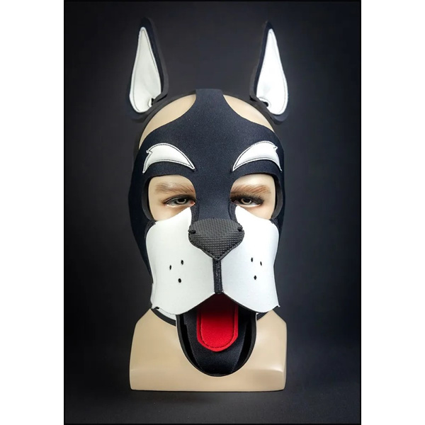 Mr-S-Leather Neo WOOF! Head Harness White