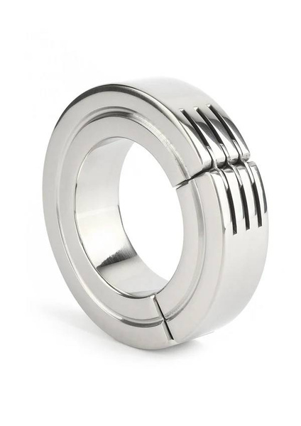 Steel Hinged Magnetic Cockring 40mm Titus