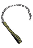 Нашийник зі шлею Tactical Collar And Leash Black/Green Fort Troff