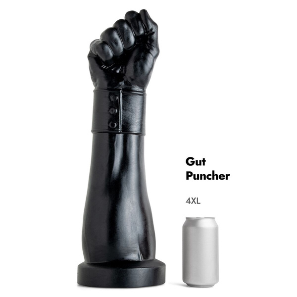 Dildo Gut Puncher Soft Black Vac 4XL Mr Hankeys
