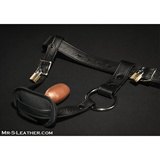 Mr-S-Leather Deluxe Locking Butt Plug Harness L/XL