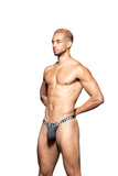 Happy Modal Thong Charcoal Xl Andrew Christian