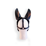 Vegan Pup Hood Black-White Brutus