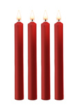 Ouch! Teasing Wax Candles Large 4-pack Red