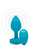 Vibrating Jewel Plug S/M Teal b-Vibe