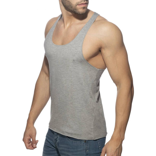 Tank Back Printed Heather Grey XL Addicted