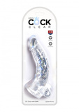 7,5 Inch Cock With Balls Transparant King Cock
