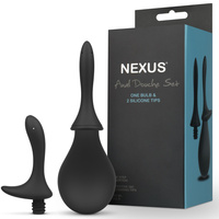 Zestaw gruszka z dwoma końcówkami Nexus Anal Douche Set