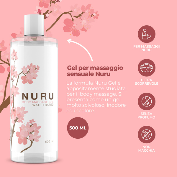Żel Do Japońskiego Masażu Ciałem Nuru Gel 500Ml IntimateLine