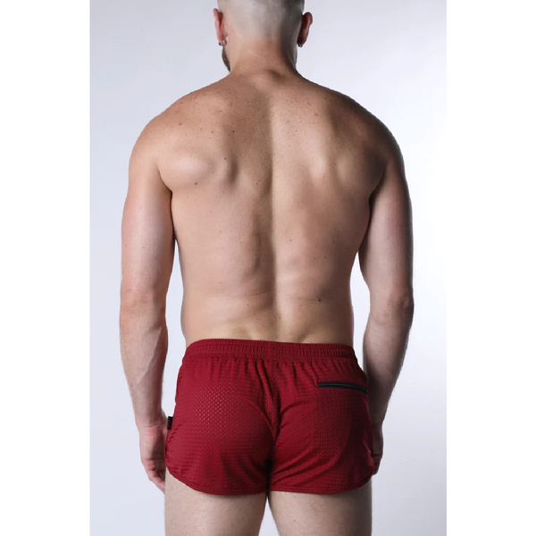 Szorty Starter Mesh Short Red Wine S CellBlock 13