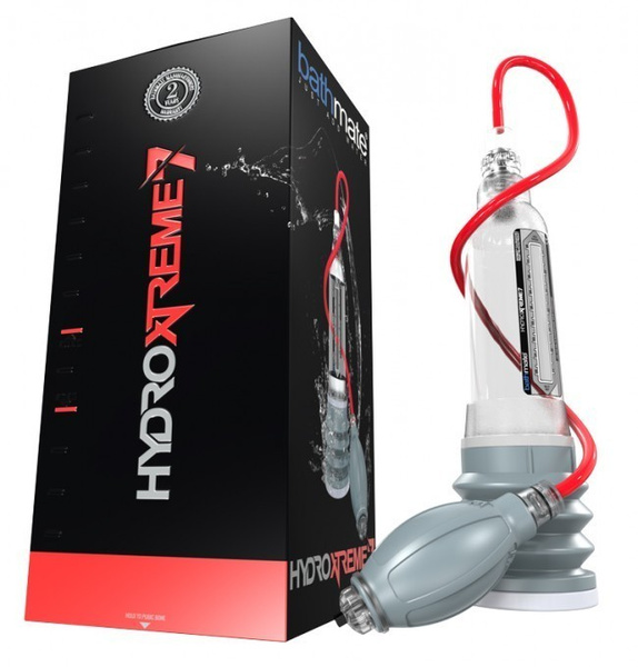 Набір з водяною помпою для збільшення пеніса Hydroxtreme7 Crystal Clear Bathmate