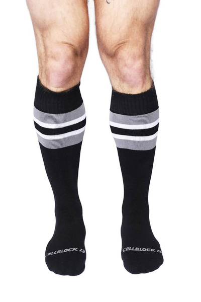Podkolanówki Pup Tron Knee High Sock Grey 40-46 CellBlock13