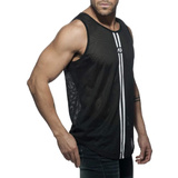 Bezrękawnik Double Stripe Tank Top Black XL Addicted