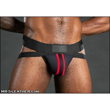 Mr-S-Leather Neo Carbon Black Jock Red S