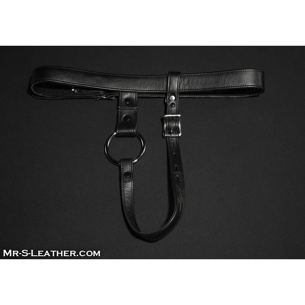 Deluxe Locking Butt Plug Harness S/M Mr-S-Leather