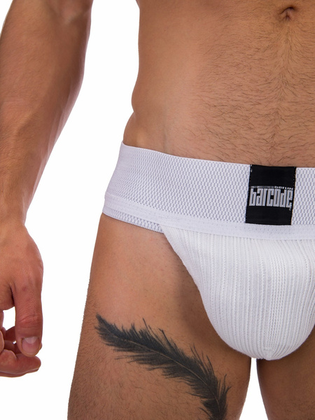 Jockstrapy Barcode Sergey Jock Basic White S