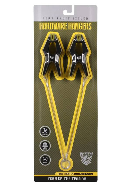 Zaciski Na Sutki Hardwire Hangers Black/Green Fort Troff