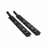 665 шкіряні манжети для щиколоток Black