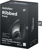Jajeczko wibrujące Ribbed Petal black Connect App Satisfyer