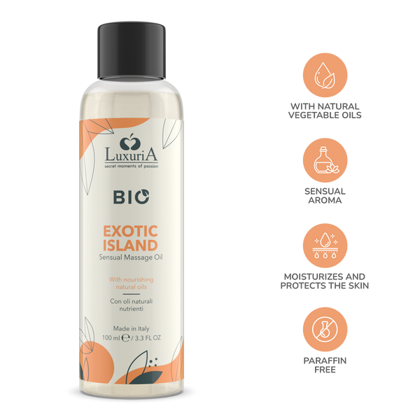 Olejek Do Masażu Luxuria Bio Oil Exotic Island 100 Ml IntimateLine