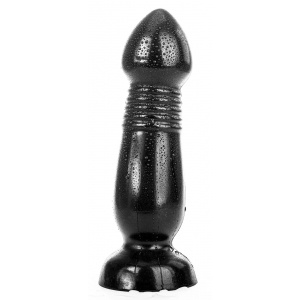 Anal plug AB89 Flesh Flute 25 x 7.5cm All Black