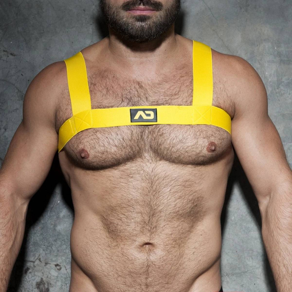 Fetish Basic Elastic Harness Yellow XS/S Addicted